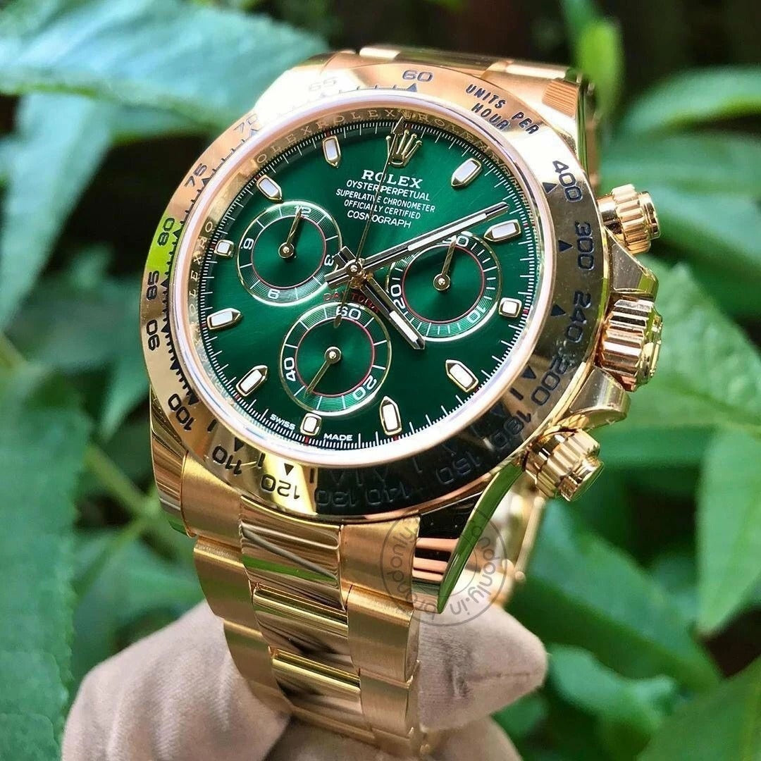 RLX Oyster Perpetual Coronagraph Daytona Green Dial Metal Men's Automatic Watch RLX-116508-AUTO