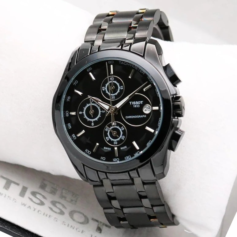 Tissot Ts-0165 Black Chronograph New Stylish Branded Men's Watch