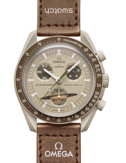 Brown Dial/Brown Strap Bioceramic Moonswatch Mission to Mercury OG-1026