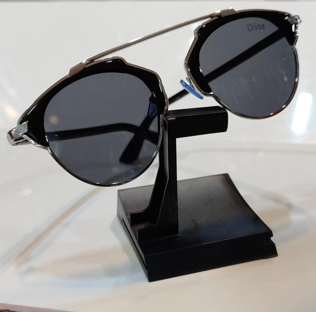 Black Color lens With Black frame Sunglass for Man Woman's or Girl DR-432 Black Stick Frame Gift Sunglass