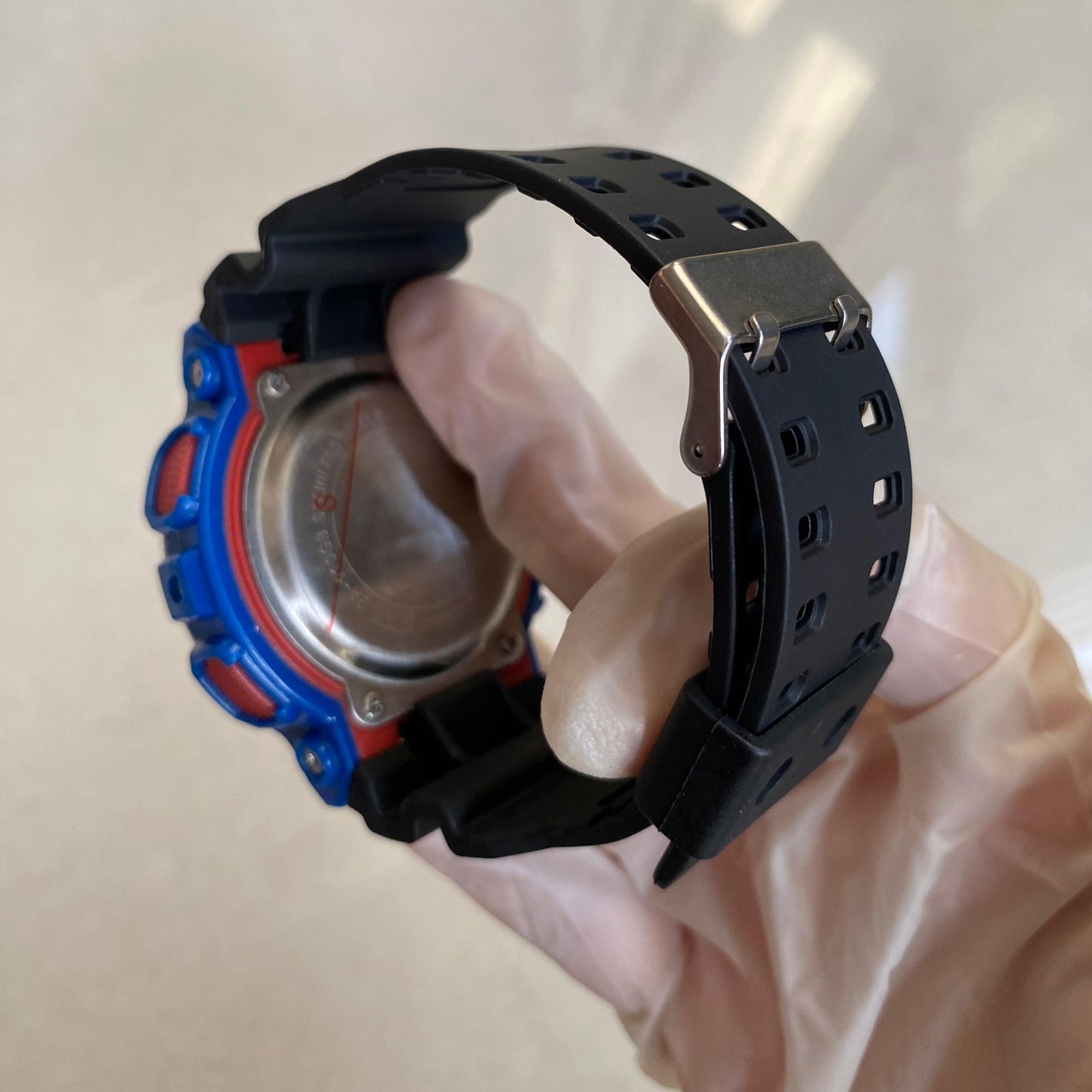 Casio G-Shock Resin Analog Digital Blue x Black Sports Men's Watch-GS-6453