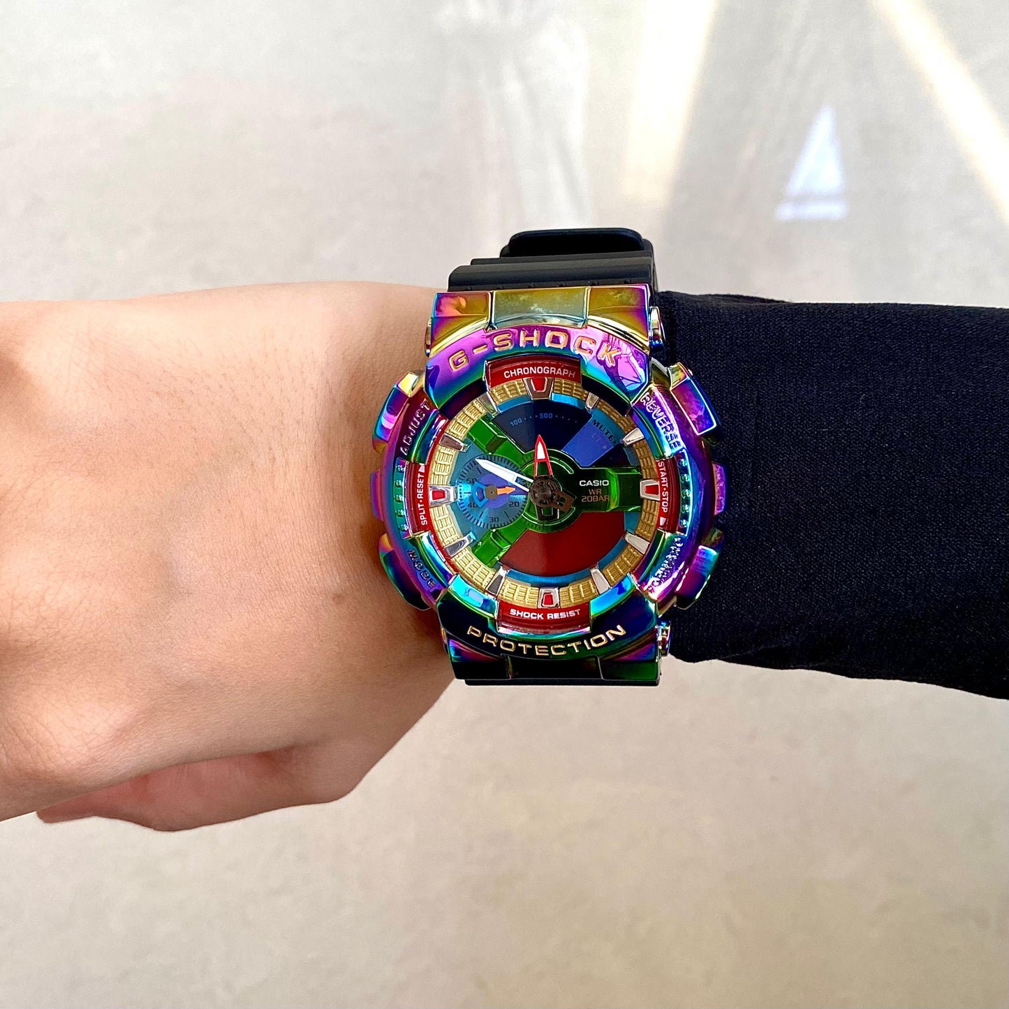 Casio G-Shock Resin Analog Digital  Multi-Color Sports Men's Watch-GS-6455