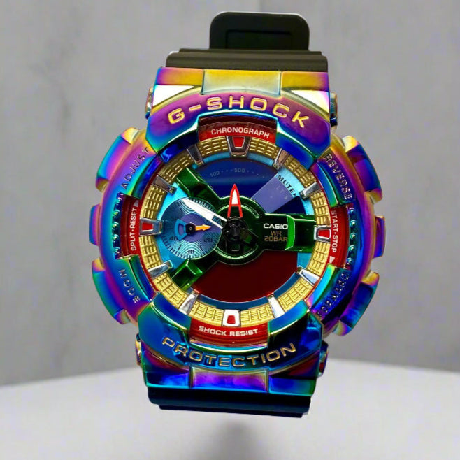 Casio G-Shock Resin Analog Digital  Multi-Color Sports Men's Watch-GS-6455