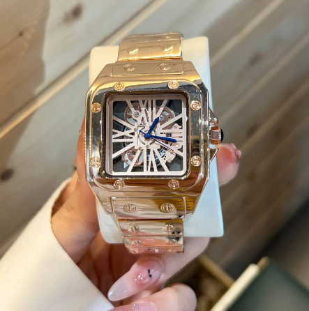 Cartier Gold Men's Watch For Man Gold Strap Crtr-Variants Best Gift For Man - CRTR-MTL-GOLD