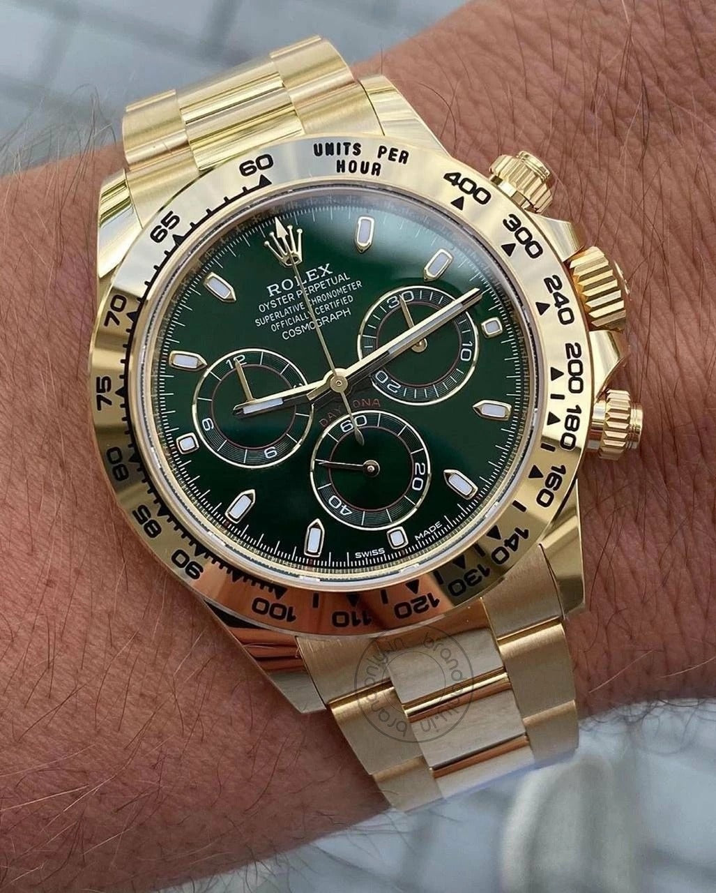 RLX Oyster Perpetual Coronagraph Daytona Green Dial Metal Men's Automatic Watch RLX-116508-AUTO