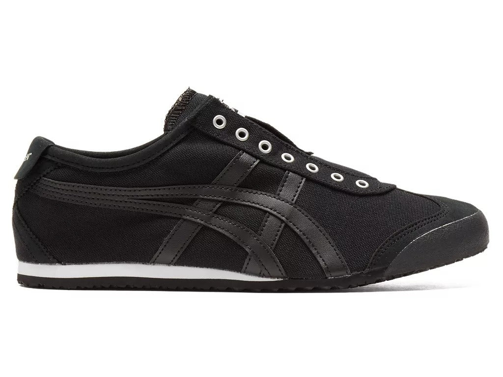 Onitsuka tiger mexico 66 slip on black and white best sale