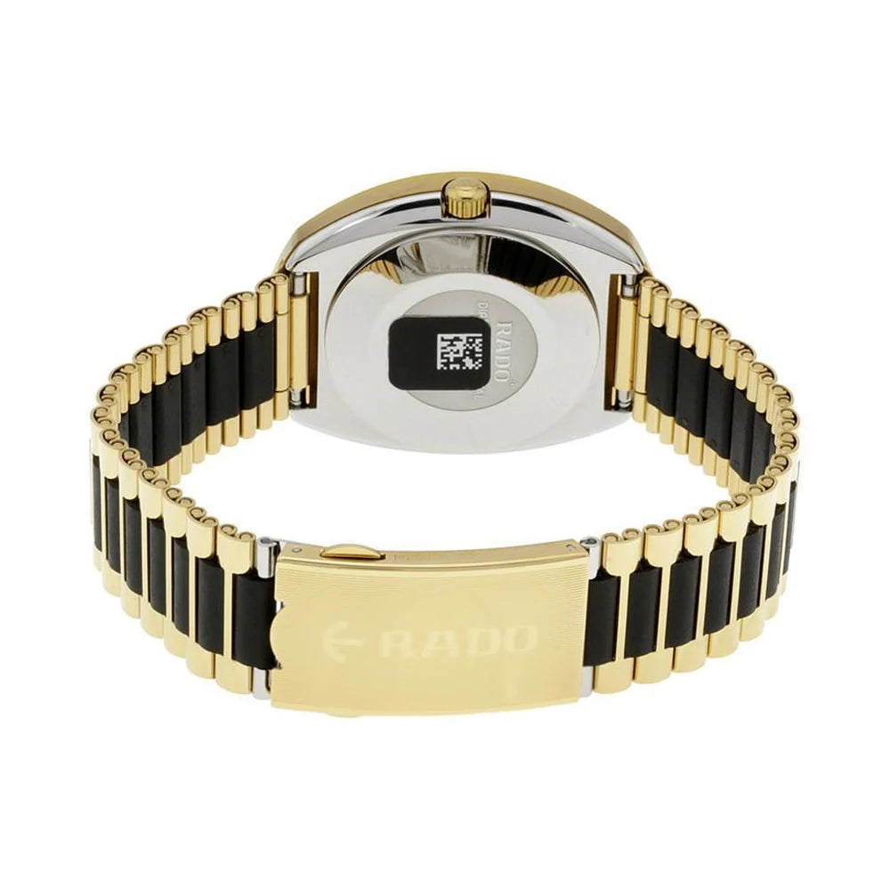 RADO Diastar Automatic Gold/Black Dial Men's Watch RD-1219