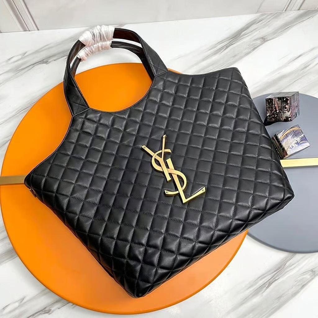 YSL Shoulder Bag Black Stylist Daily Use Hand-Bag YSL-4439-WBG