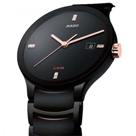 Rado full black watch best sale