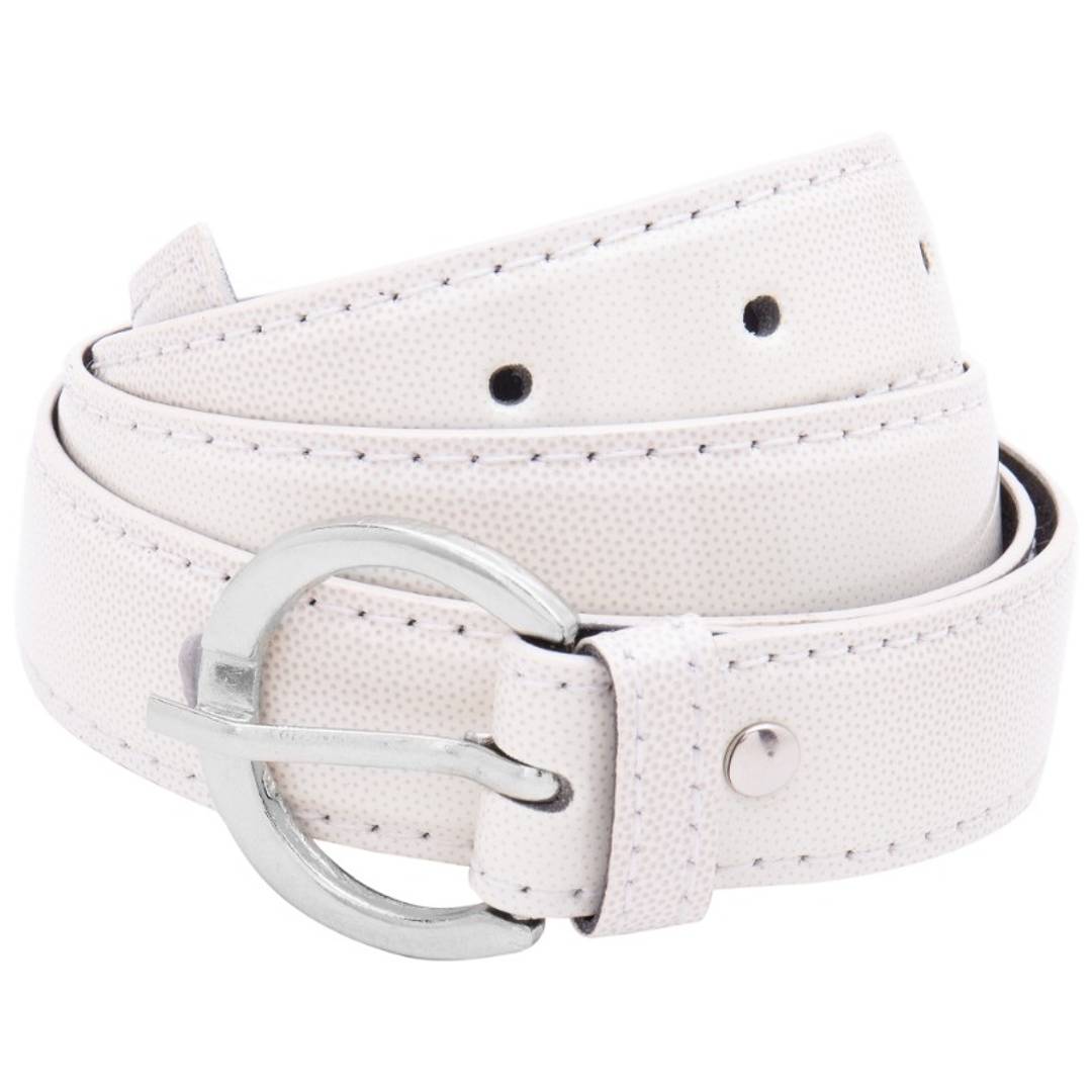 Amazing Faux Leather White color Belt for Women