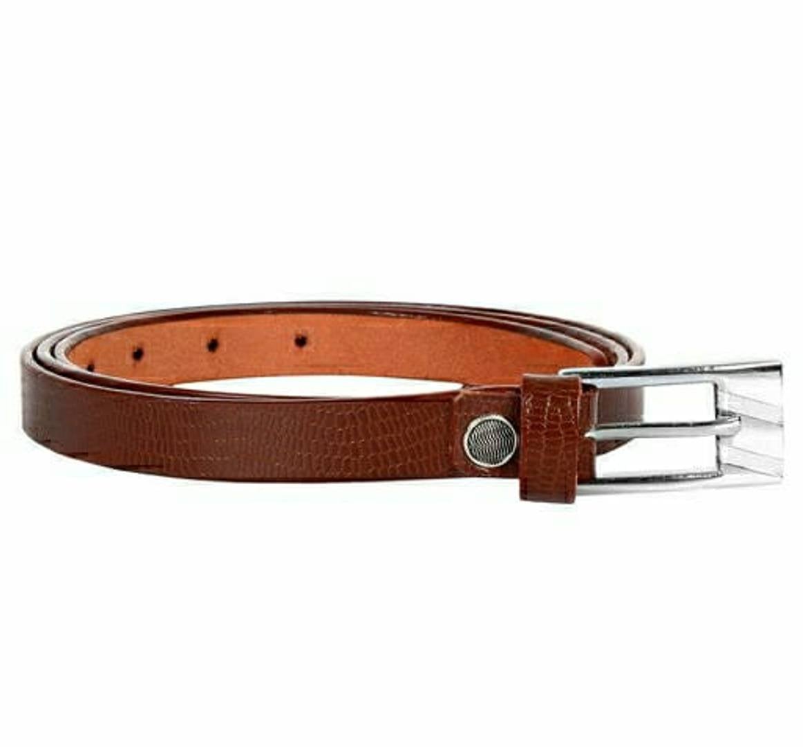 Women Pu Solid Belt Unique Design