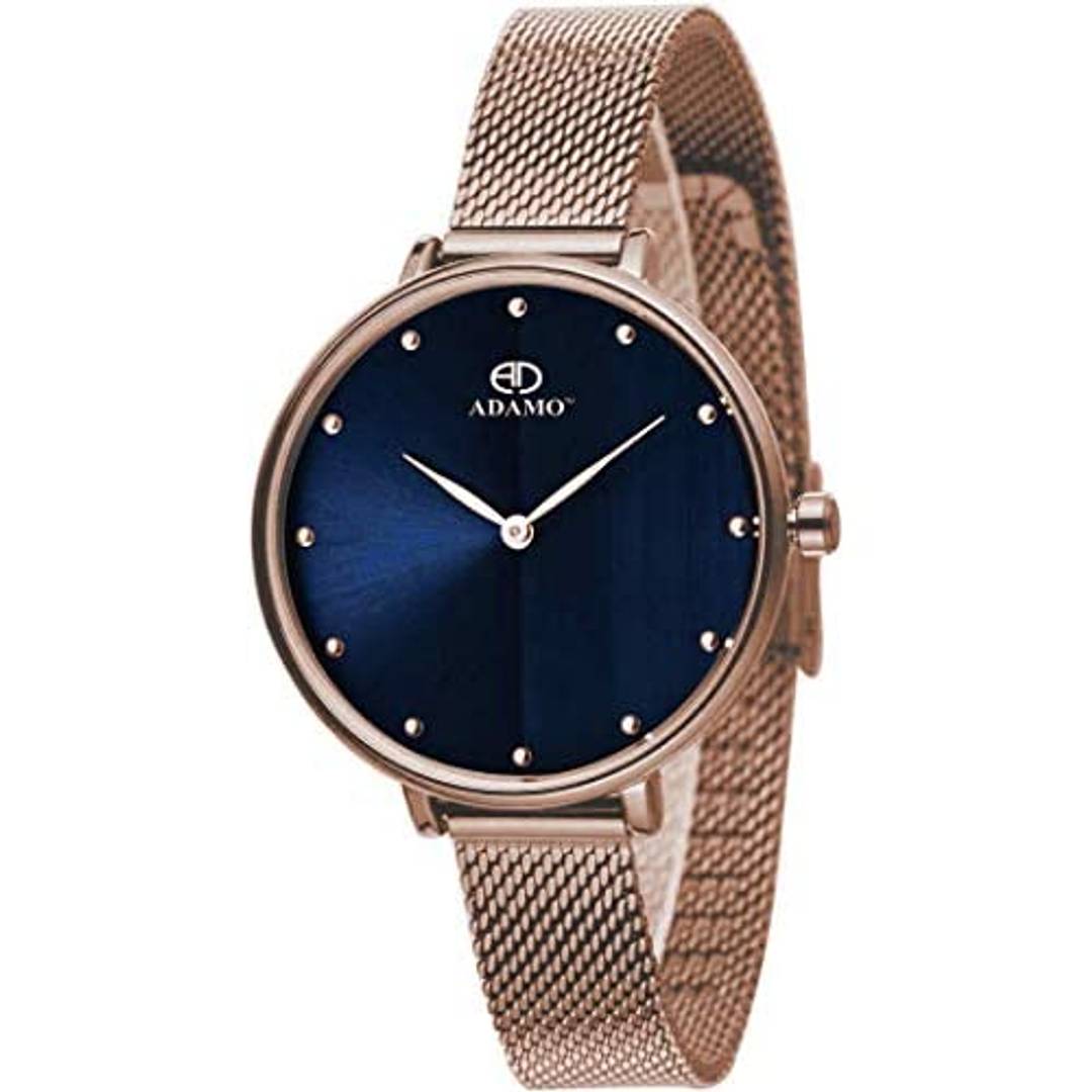 ADAMO Aritocrat Blue Dial Women's Girl's Watch 335KKM05