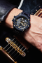 Casio G-Shock Bezal with Gold IP And two-toned black Dial Wave Ceptor MRG-G2000HB-1ADR Fancy For Men's