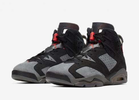 Air Jordan 6 PSG Iron Grey Infrared 23 Black Shoes For Man ck1229-001