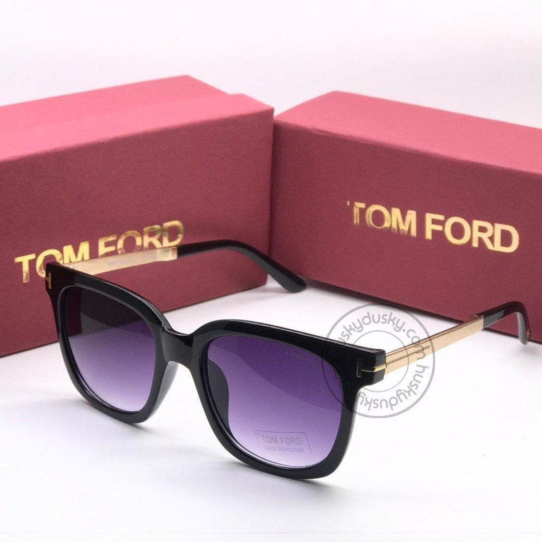 Latest Design Purple Color Glass Men's Women's For Man Woman or Girl TF-315 Black Frame Sunglass