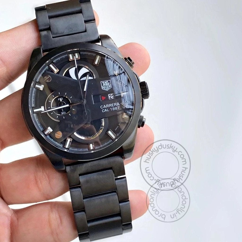 Tagheuer GRAND CARRERA CR7 1887 Black Chronograph Multi Dial