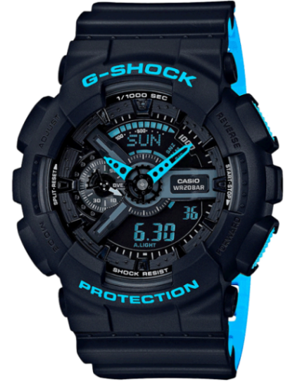 Casio G-Shock Analog-Digital Multi-Color Dial Men's Watch GA