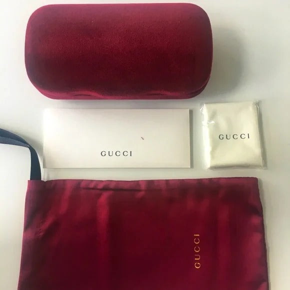 Gucci Branded Original Sunglass Hard Velvet Case With Brand Cover & Dust Cover And Hard Box For All Type of Sunglass GU-P-BOX