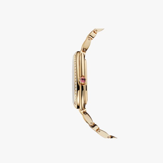 Branded Analog Watch With Rose Gold Color Metal Case & Strap Watch With Designer Strap Watch For Girl Or Woman-Best Gift Date Watch- BV-103146