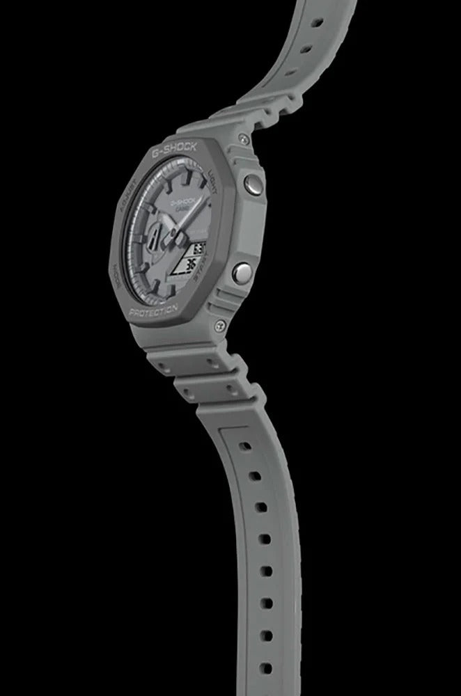 G-shock Fluorescent Lumi Nova Luminescence Kashioak Gray Analog-Digital G-ShockCustom Male Carbon Core Guard Digital Analog Sports Watch- GA-2110ET-8A
