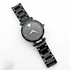 Analog New Stylish Metal Black Branded Women's Watch For Women And Girls Black Dial Genuine Gift For Her VER-889