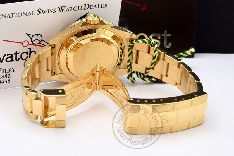 Chronograph Automatic Gold Strap Men's Watch For Man RLX-GOLD-005 Gold Dial Gift Watch