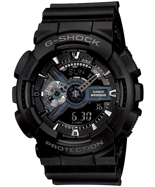 Casio G Shock watches Men s Watch GA 110 1BDR Analog Digital G317 Hopknock