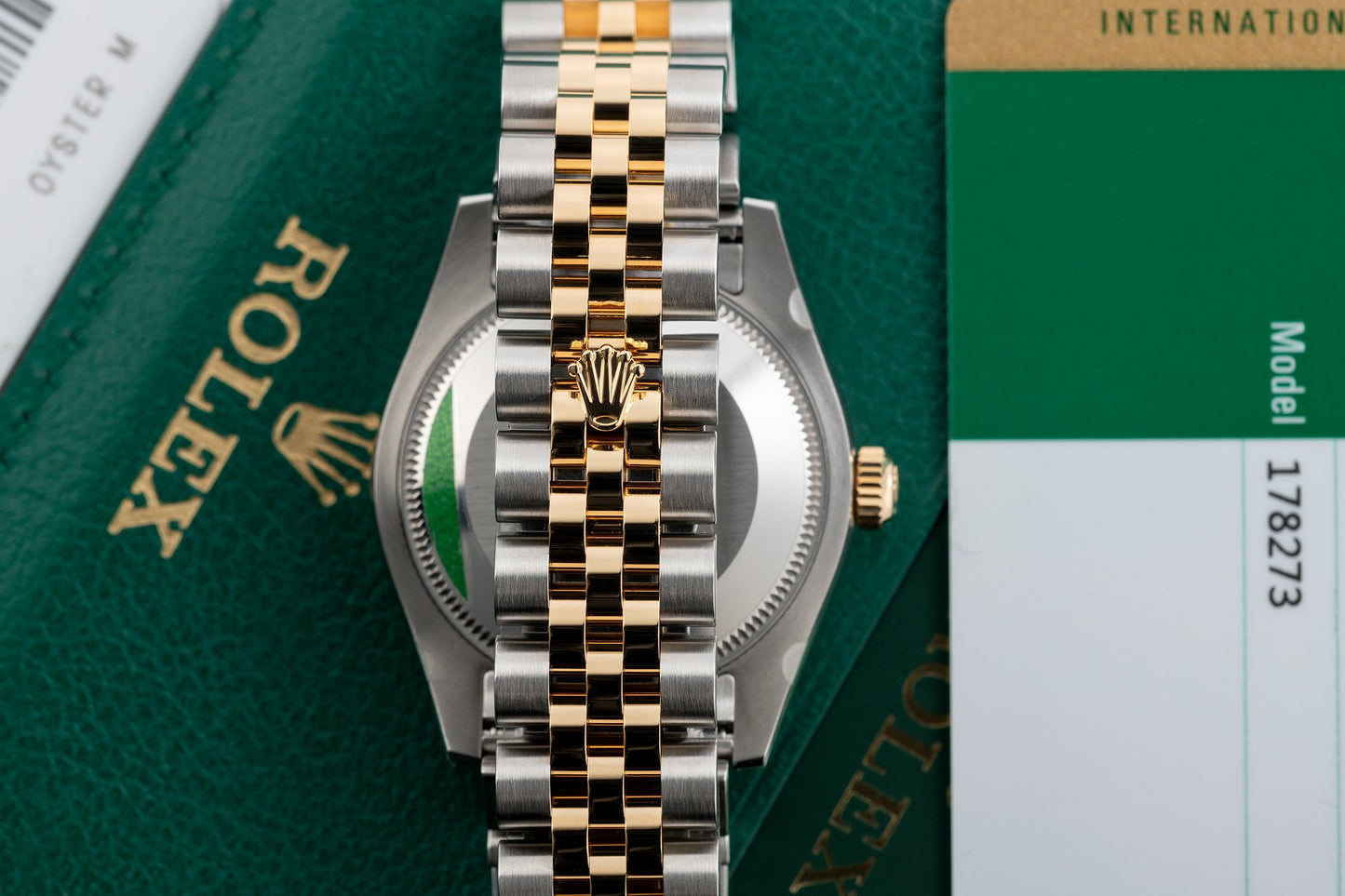 Unworn Midsize Datejust 31mm in Steel with Yellow Gold Fluted Bezel on Jubilee Braclet with Champagne Diamond Dial 278273CHDJ RLX-OYS-W-2