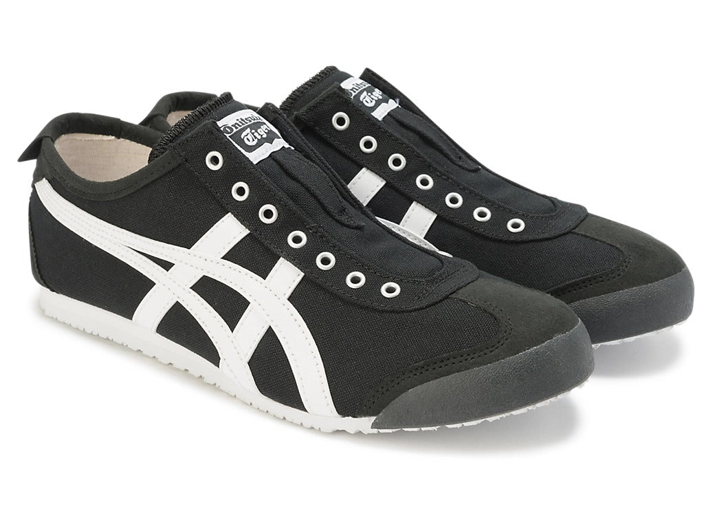 Onitsuka Tiger MEXICO 66 Slip-On Sneakers Casual Shoes For Man And Boys Black And White 1183A746-001