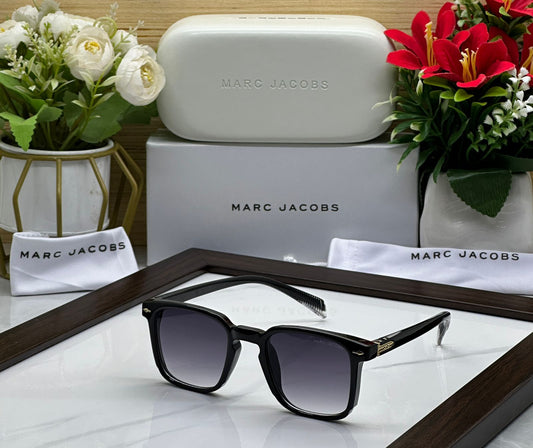 Marc Jacobs Latest Design Black Color Avitor Frame And Black Stick Sunglass For Men's And Women's OR Girls MJ-7935