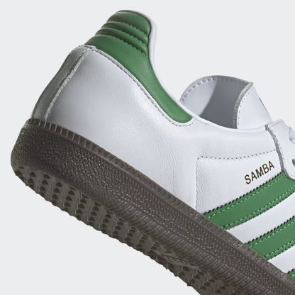 Adidas Samba Off White Green Shoes For Man And Women IG1024