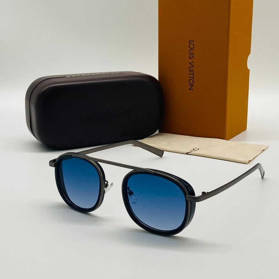 Louis Vuitton Blue Color Glass Men Women Sunglass For Man Woman or Girl LV-S-BLUE Design Gift Sunglass