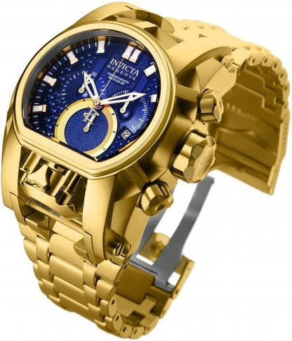 Invicta Reserve Mens 52mm Bolt Zeus Magnum Swiss Quartz Dual Movement Iridescent Men's Watch INC-25209