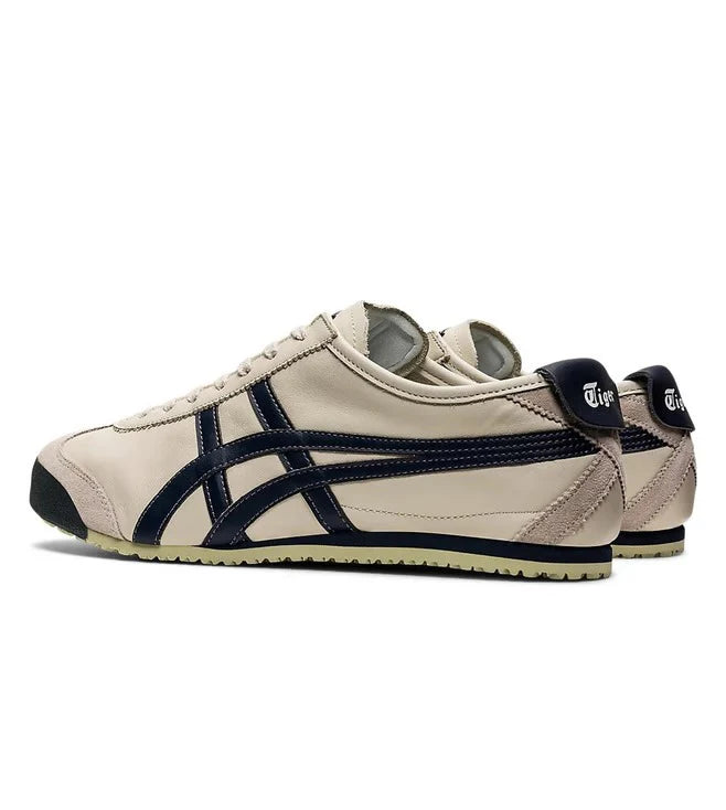 Onitsuka Tiger Mexico 66 Slip-On Cream ANd Black 1183b391-200 Athletic Shoes For Men's Or Boys