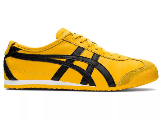 Mens Onitsuka Tiger Mexico 66 Athletic Shoes For Man And Boys - Yellow / Black DL408-0490