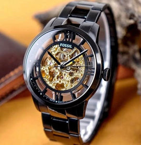 Fossil Machine Automatic Skeleton Dial Men's Watch for Men Formal Casual - FS-05013