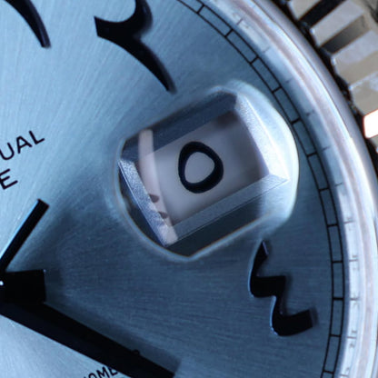 Day-Date 40 Platinum Ice Blue Arabic Dial-RLX-AB