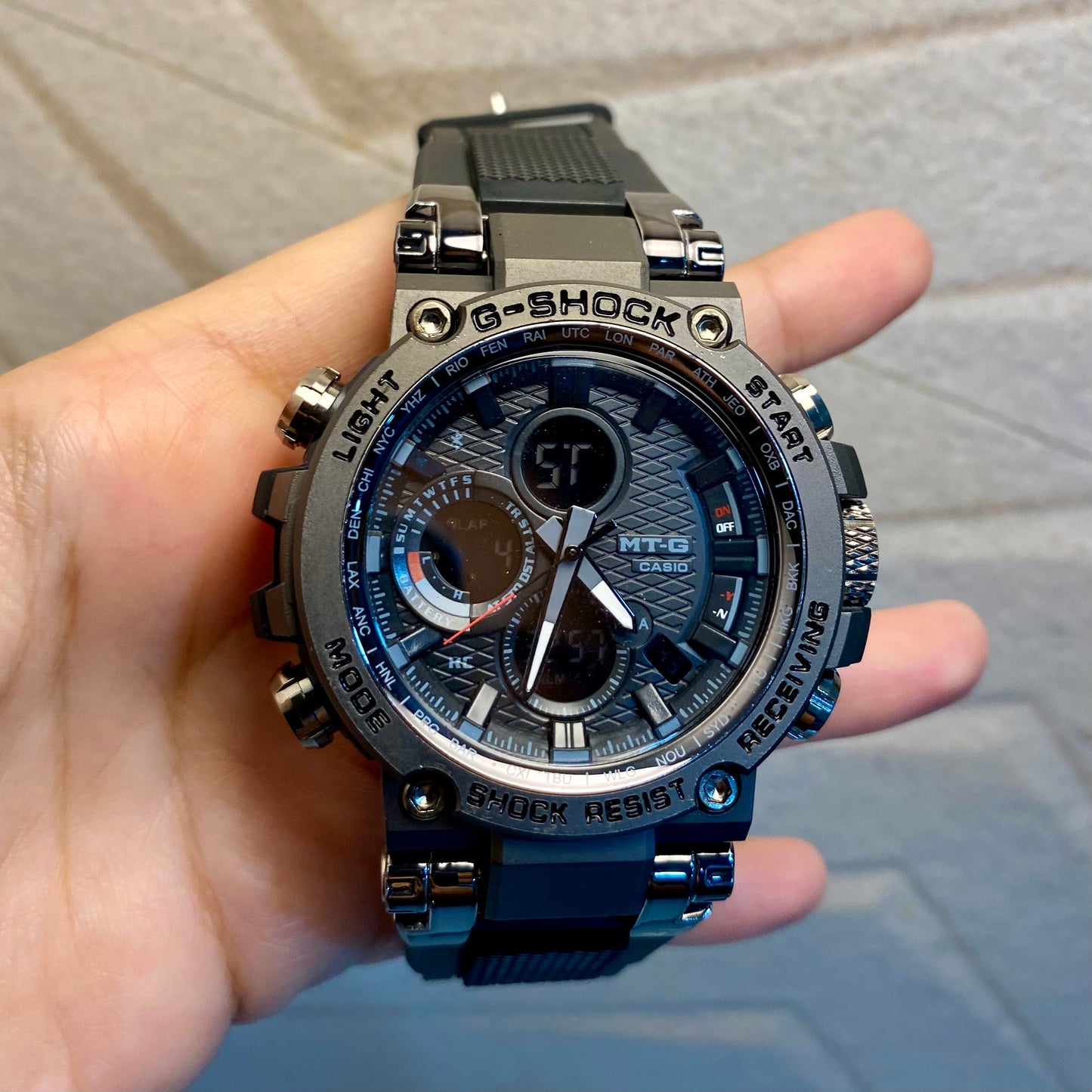 Casio G-Shock Analog-Digital Black Dial Men's Watch - GA-110LN-2