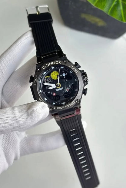 Casio G-Shock Ferrari Analog-Digital Black Dial Men's Watch-GS-6068