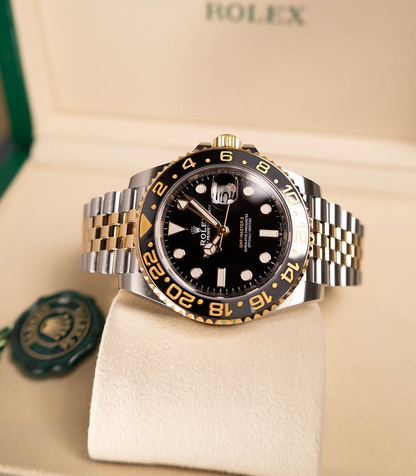 Rolex GMT-Master II Oyster Perpetual Bidirectional Rotatable Bezel Dual Color Jubilee bracelet Men's Watch RLX-GMT-5014