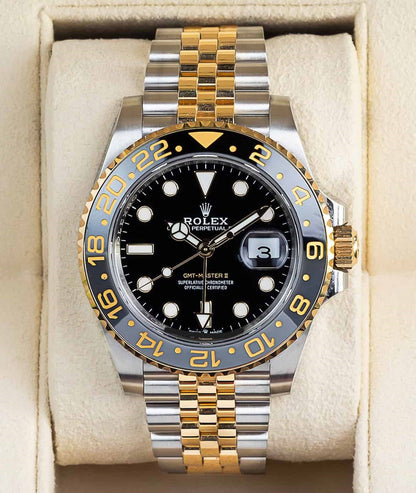 Rolex GMT-Master II Oyster Perpetual Bidirectional Rotatable Bezel Dual Color Jubilee bracelet Men's Watch RLX-GMT-5014