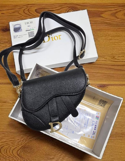 Dior Saddle Mini Shoulder Bag-Black Stylist Daily Use Hand-Bag DR-4437-WBG