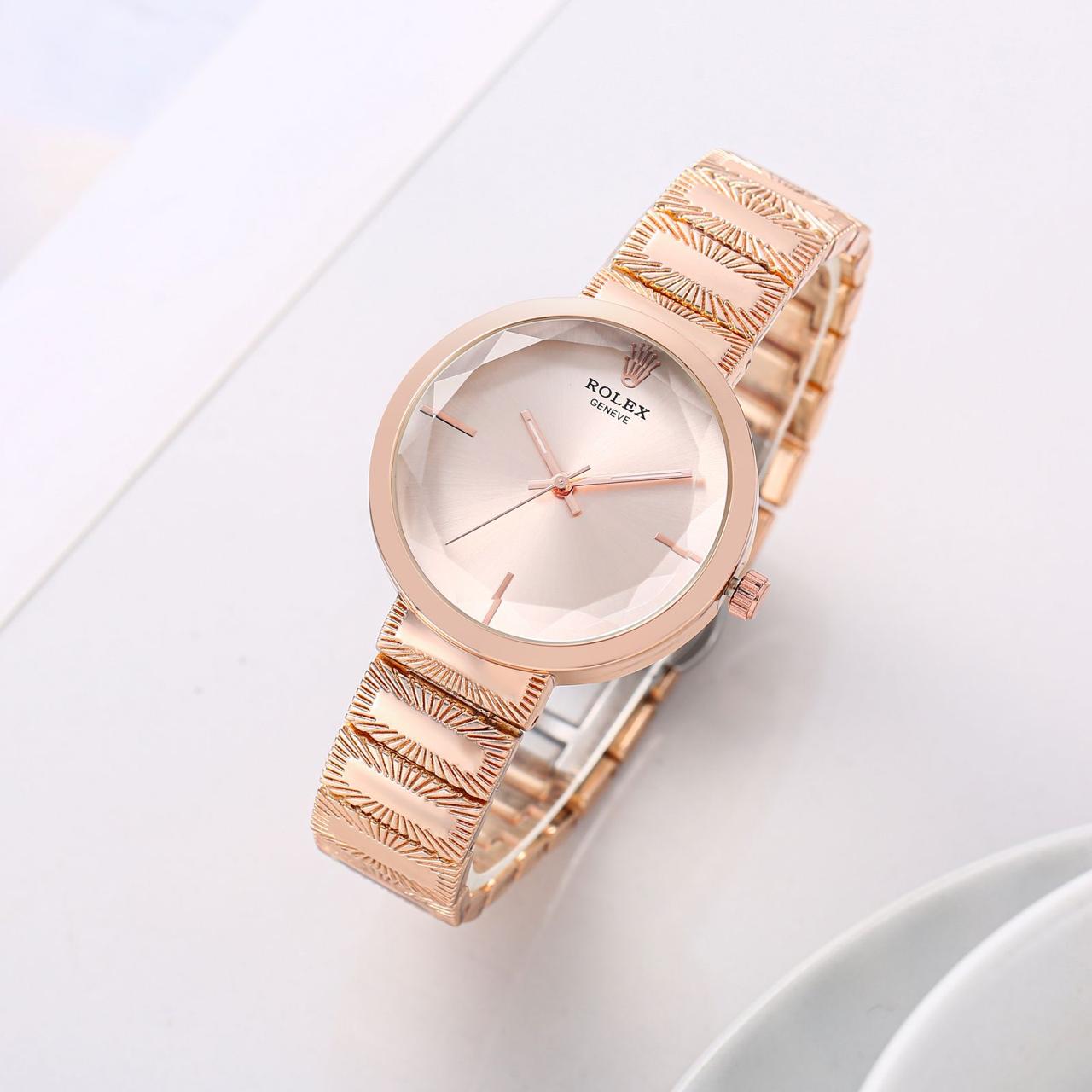 Women's Acnos two-tone Chronograph Rose Gold Watch For Women RLX-2406