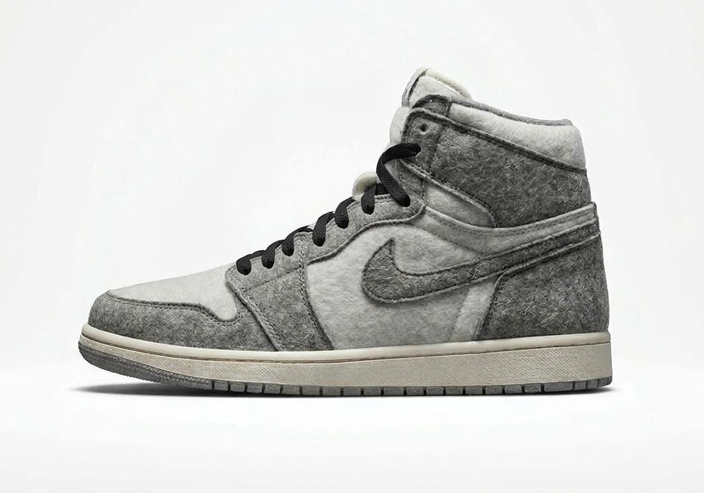Air Jordan 1 Mid Light Smoke Grey Black White Shoes For Man And Boys 554724-092