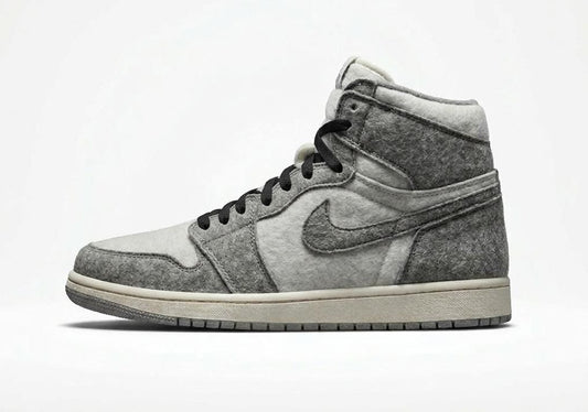 Air Jordan 1 Mid Light Smoke Grey Black White Shoes For Man And Boys 554724-092