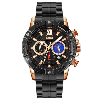 SKMEI Chronograph Black Dial Men's Watch SKMEI-9235