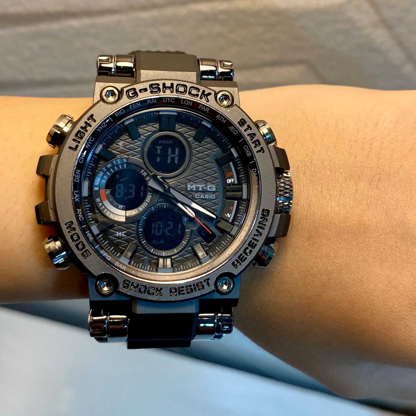 Casio G-Shock Analog-Digital Black Dial Men's Watch - GA-110LN-2