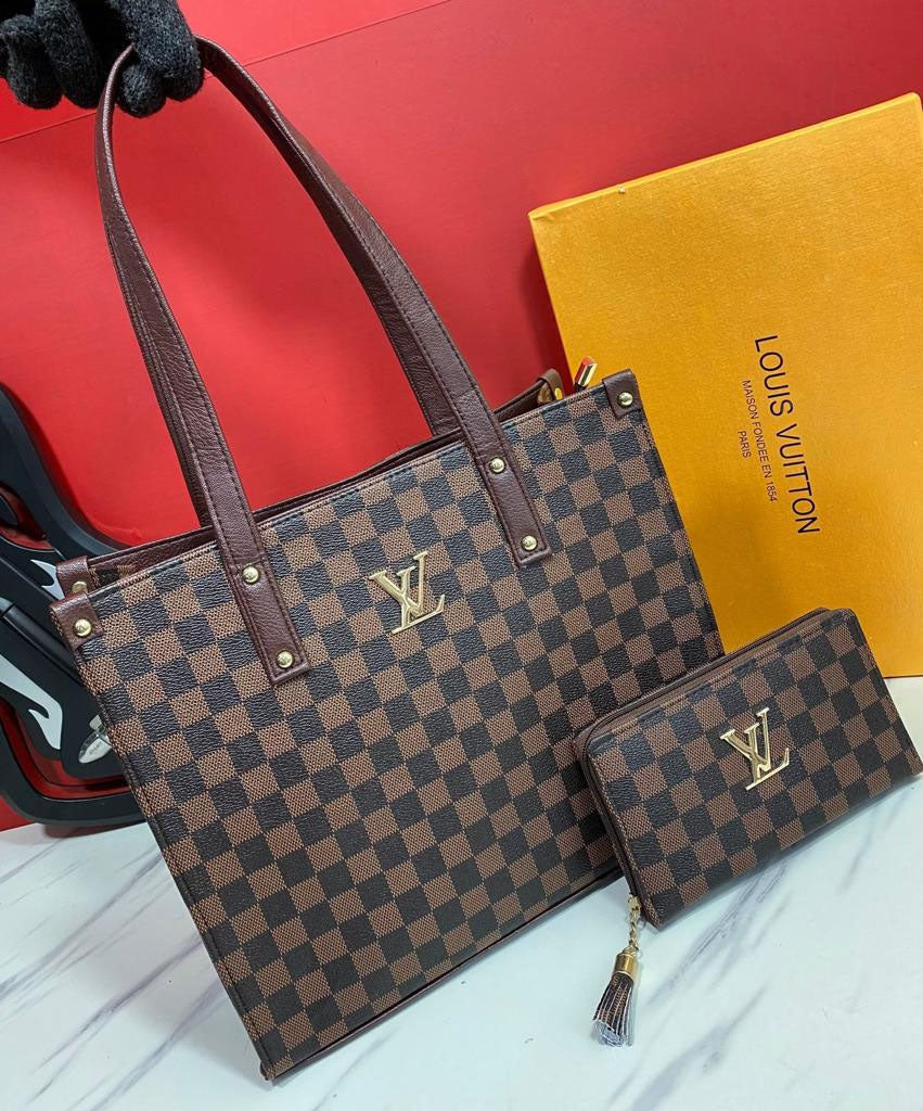 LV Premium Quality Tote Womenƒ??s Handbag Bag With Sling Bag And Inner Zip Handbag For Womenƒ??s Or Girls- Classy Look And Best Quality Product Bag for Womenƒ??s Or Girls LV-BG-12