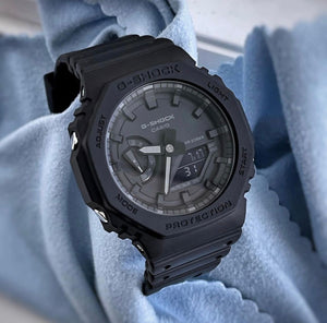 G-Shock Analog Digital Black Color Belt Men’s Watch For Man With Black Dial Gift Watch GA2100-1A1