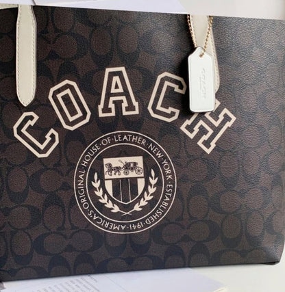 Coach Shoulder Bag Brown Stylist Daily Use Hand-Bag CO-4440-WBG